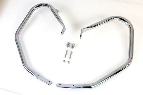V-Twin Chrome Comfort Style Rear Engine Bars - 51-1063