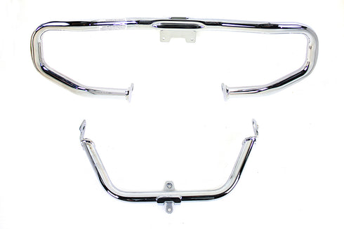 V-Twin Chrome Chopped Front Engine Guard - 51-1072