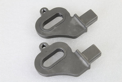 V-Twin Lowered Rear Axle Plate Set Raw - 51-1322