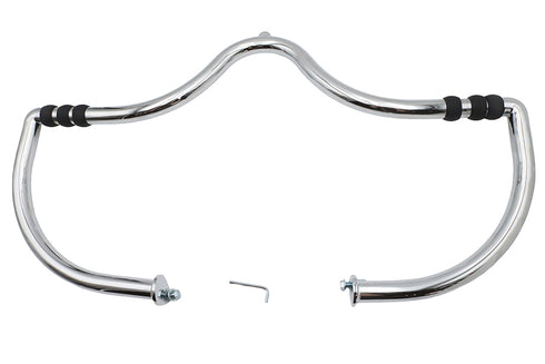 Wyatt Gatling Nerf Front Engine Bar Chrome - 51-2085