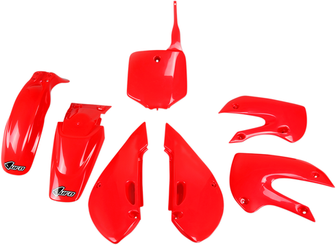 UFO Replacement Body Kit - Red - Kawasaki - KLX '02-'09 KA37002-070