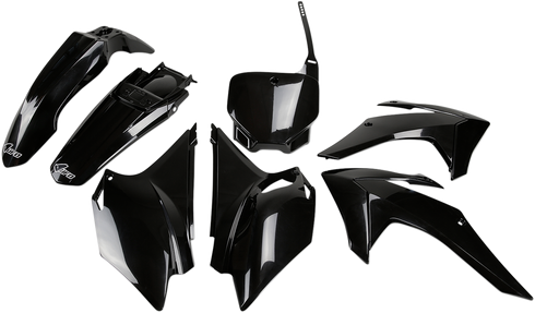 UFO Replacement Body Kit - Black - Honda - CRF '06-'19 HOKIT118-001