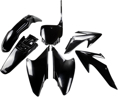 UFO Replacement Body Kit - Black - Honda - CRF '08-'14 HOKIT117-001