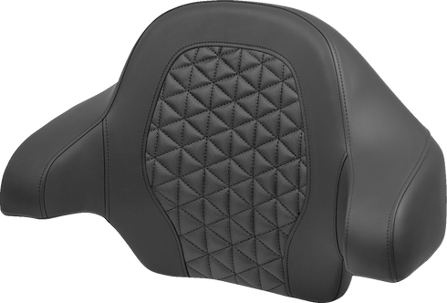 SADDLEMEN Tour-Pak® Backrest Pad - Tri-Gripper - FLH/FLT '14-'24 814-07-15600