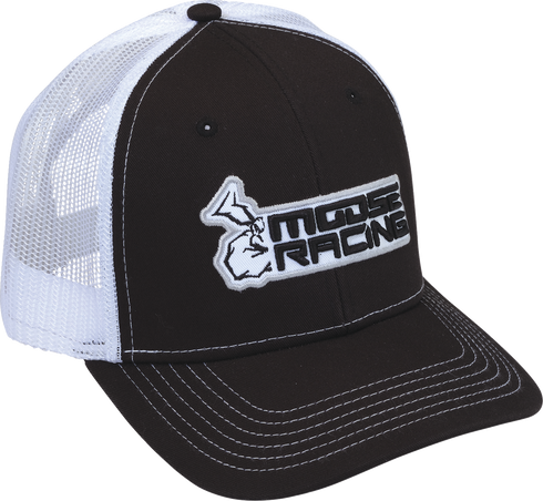 MOOSE OFFROAD Moose Half-Agroid Hat - Black/White S2402762R1
