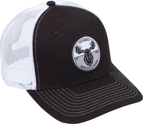 MOOSE OFFROAD MUD Badge Hat - Black/White C2902769