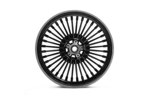 V-Twin Front 16 inch x 3.5 inch Duro 36 Fat Spoke Matte Black Wheel - 52-0004