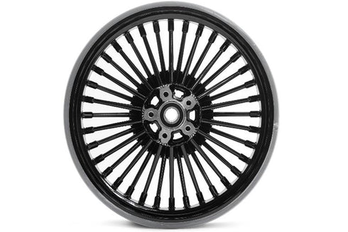 Duro 16 inch X 3.5 inch Duro 36 Fat Spoke Rear Wheel Gloss Black - 52-0005