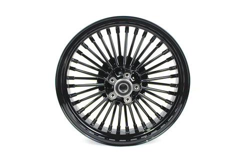 V-Twin Rear 16 inch x 3.5 inch Duro 36 Fat Spoke Matte Black Wheel - 52-0008