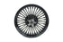 V-Twin Rear 16 inch x 3.5 inch Duro 36 Fat Spoke Matte Black Wheel - 52-0008