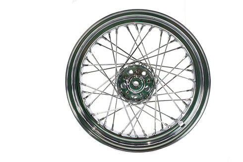 V-Twin 16 inch x 3.00 inch Replica Rear Spoke Wheel - 52-0101