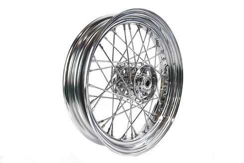 V-Twin 16 inch x 3.00 inch Replica Rear Spoke Wheel - 52-0101