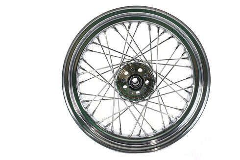 V-Twin 16 inch x 3.00 inch Replica Rear Spoke Wheel - 52-0101