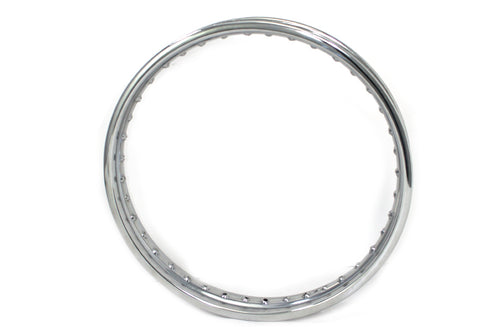 V-Twin 19 inch X 1.85 inch Rolled Edge Rim Chrome - 52-0202
