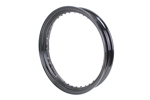 V-Twin 19 inch x 2.5 inch Drop Center Black Wheel Rim - 52-0234