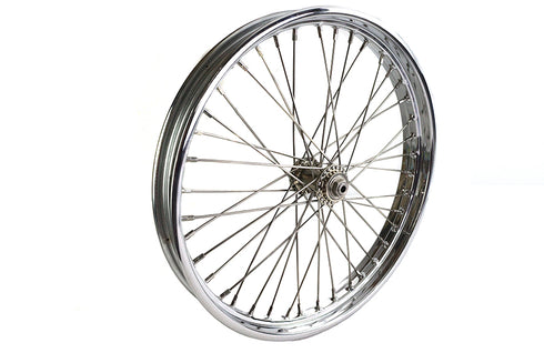 V-Twin 21 inch WR Front Spool Wheel Chrome - 52-0311