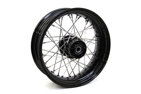 V-Twin 16 inch x 5 inch XL Rear Wheel Black - 52-0373