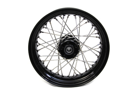 V-Twin 16 inch x 5 inch XL Rear Wheel Black - 52-0373
