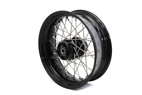 V-Twin 16 inch x 5 inch XL Rear Wheel Black - 52-0373
