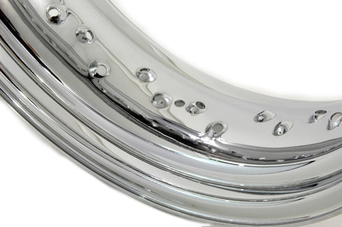 V-Twin 16 inch X 5 inch Rim Rear Chrome - 52-0430