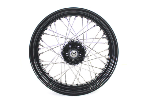 V-Twin 16 inch x 3.00 inch KH Type Star Hub Wheel Black - 52-0448