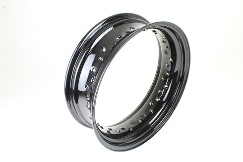 V-Twin 16 inch X 5 inch Rim Rear Black - 52-0472