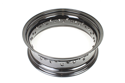 V-Twin 16 inch X 5 inch Rim Rear Black - 52-0472