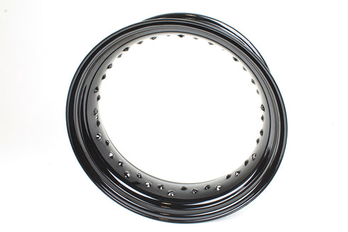 V-Twin 16 inch X 5 inch Rim Rear Black - 52-0472