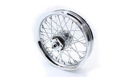 V-Twin 16 inch x 3.00 inch Front or Rear Spoke Wheel - 52-0546