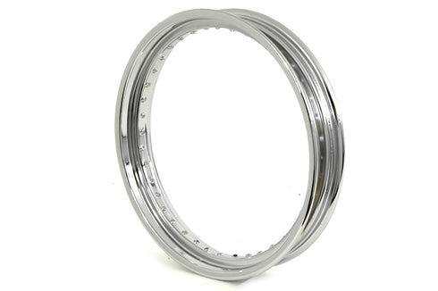 V-Twin 19 inch x 2.50 inch Rolled Edge Chrome Wheel Rim - 52-0702