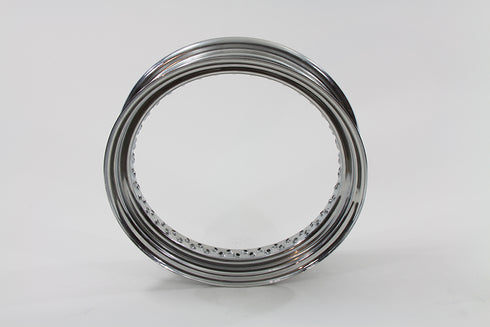 V-Twin 16 inch x 3.00 inch Drop Center Chrome Wheel Rim - 52-0704
