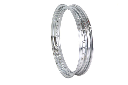 V-Twin 18 inch X 2.5 inch Drop Center Chrome Wheel Rim - 52-0707