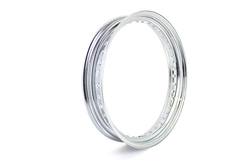 V-Twin 18 inch X 3.00 inch Drop Center Chrome Wheel Rim - 52-0764