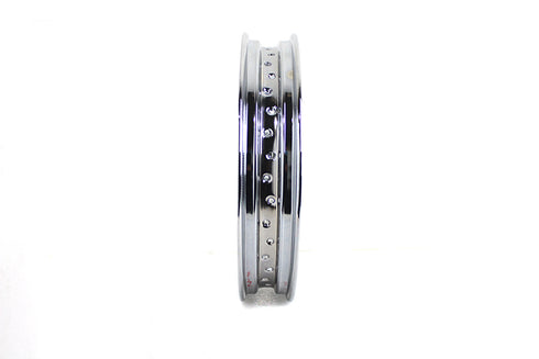 V-Twin 19 inch X 3.00 inch Drop Center Chrome Wheel Rim - 52-0765
