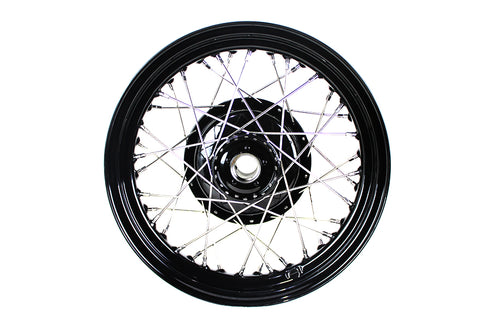 V-Twin 45 inch WL 16 inch x 3.00 inch Front Wheel Assembly Black - 52-0766