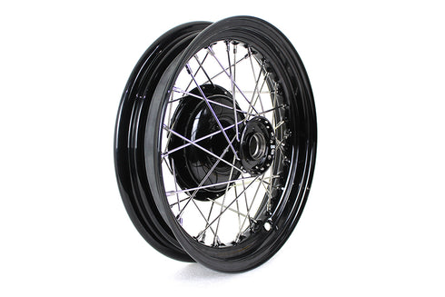 V-Twin 45 inch WL 16 inch x 3.00 inch Front Wheel Assembly Black - 52-0766