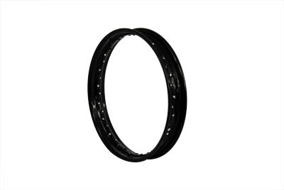 V-Twin 18 inch x 2.15 inch Rolled Edge Rim Black - 52-0785