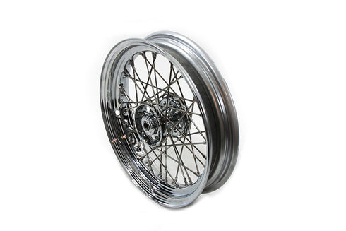 V-Twin 16 inch x 3.00 inch Replica Front or Rear Spoke Wheel - 52-0800
