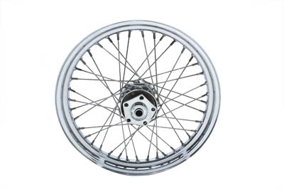 V-Twin 19 inch x 2.50 inch Replica Front or Rear Spoke Wheel - 52-0812