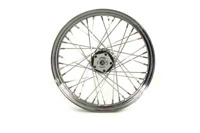 V-Twin 19 inch x 2.50 inch Replica Front Spoke Wheel - 52-0814