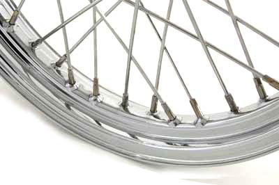 V-Twin 19 inch x 2.50 inch Replica Front Spoke Wheel - 52-0814
