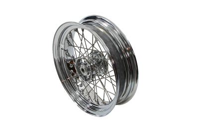 V-Twin 16 inch x 4.00 inch Replica Rear Spoke Wheel - 52-0832