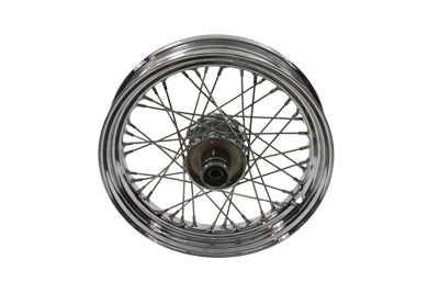 V-Twin 16 inch x 3.00 inch Replica Front Spoke Wheel - 52-0849