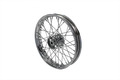 V-Twin 18 inch X 2.15 inch Replica Front or Rear Spoke Wheel - 52-0876