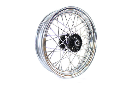 V-Twin 16 inch X 3.00 inch Replica Front or Rear Spoke Wheel - 52-0880