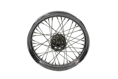 V-Twin 18 inch x 2.50 inch Rear Spoke Wheel Chrome - 52-0891