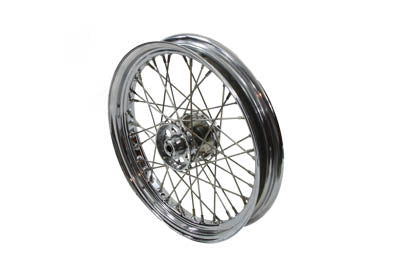 V-Twin 18 inch x 2.50 inch Rear Spoke Wheel Chrome - 52-0891