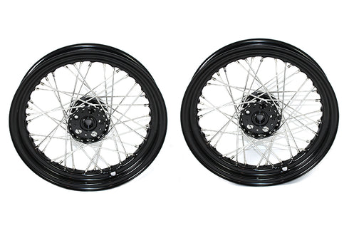 V-Twin 16 inch x 3.00 inch Servi-Car Rear Wheel Set - 52-0985