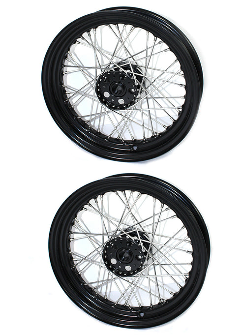 V-Twin 16 inch x 3.00 inch Servi-Car Rear Wheel Set - 52-0985