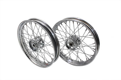 V-Twin 18 inch x 2.15 inch Servi-Car Rear Wheel Set - 52-0987